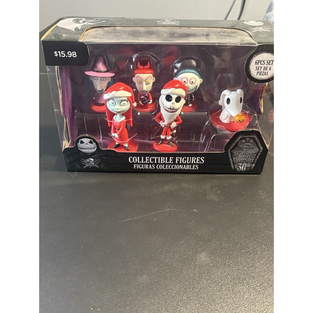 NEW! Disney's The Nightmare Before Christmas Collectible Figures 6 Piece Set